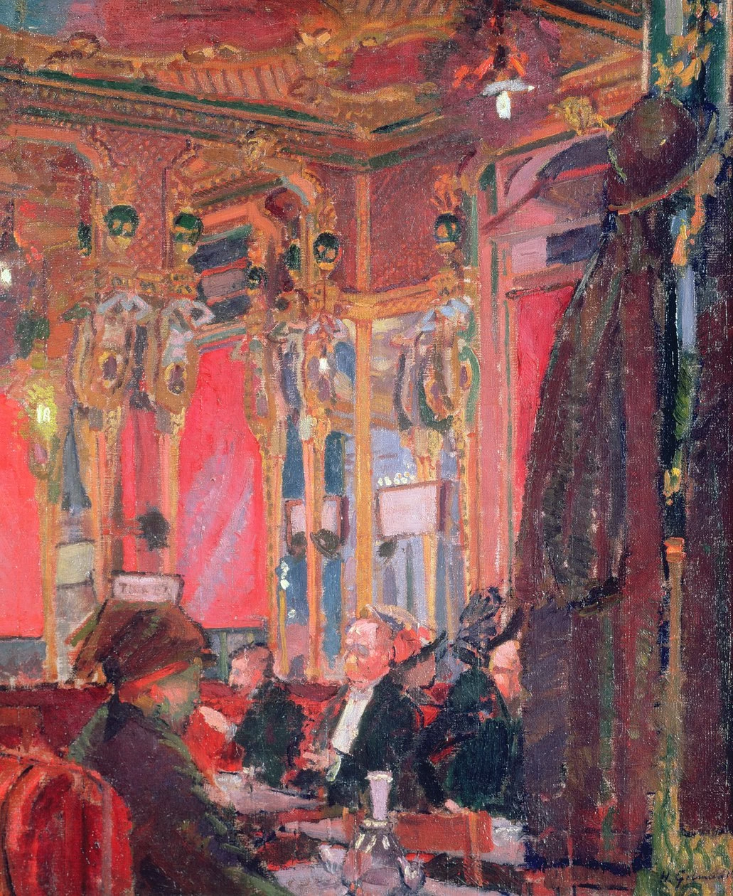 Harold Gilman - Il café Royal, Agnew & Sons, London